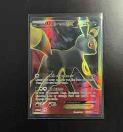 Pokemon TCG Umbreon EX 119/124 Fates Collide Ultra Rare Full Art Holo English - Image 1