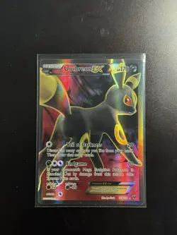 Pokemon TCG Umbreon EX 119/124 Fates Collide Ultra Rare Full Art Holo English - Image 2
