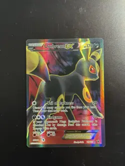 Pokemon TCG Umbreon EX 119/124 Fates Collide Ultra Rare Full Art Holo English - Image 4