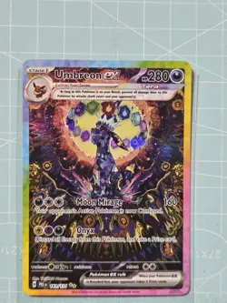 Pokemon TCG Umbreon EX 161/131 Prismatic Evolutions SIR Mint - Image 2