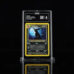 2001 POKEMON NEO DISCOVERY #13 UMBREON-HOLO TAG 6 - Beautiful Swirl 🌀 - Image 1