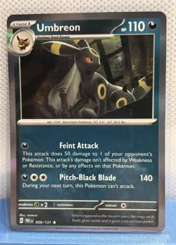 Pokemon TCG Umbreon 059/131 Holo Rare Prismatic Evolutions PRE EN NM - Image 1