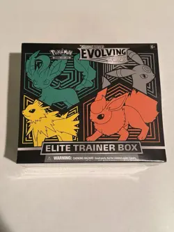 Evolving Skies ETB Elite Trainer Box Sealed Jolteon Leafeon Umbreon Flareon - Image 1