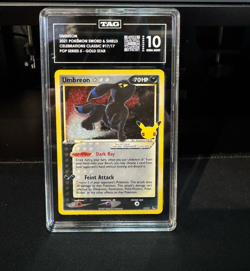 Pokemon TCG Umbreon Gold Star 17/17 Celebrations Classic Collection TAG 10 - Image 1