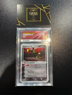 Pokemon TCG Umbreon EX EX Unseen Forces 112/115 Holo Holo Rare EX Ace 9 POP 1 - Image 1