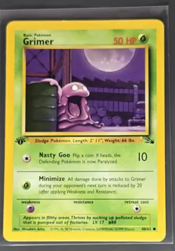 Pokemon TCG 1st Edition Fossil Lot Of 10 Cards Toploaded Vintage 1999 WOTC - Image 4