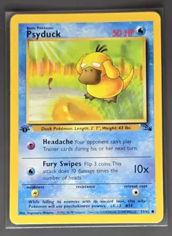 Pokemon TCG 1st Edition Fossil Lot Of 10 Cards Toploaded Vintage 1999 WOTC - Image 5