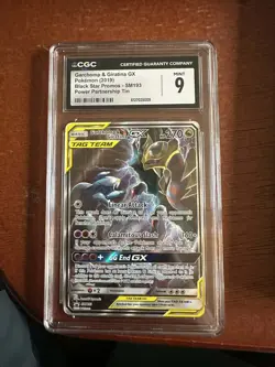 CGC 9 GARCHOMP & GIRATINA GX SM193 BLACK STAR PROMO SUN & MOON TAG TEAM POKEMON - Image 1