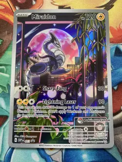 Miraidon - SVP 013 Pokemon Center stamped Scarlet & Violet ETB black star promo - Image 1