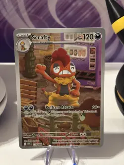 English Pokemon TCG: White Flare - Scrafty IR # 139/086 - Gem Mint UK seller - Image 3