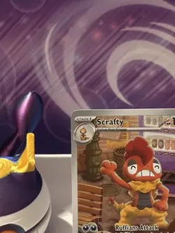 English Pokemon TCG: White Flare - Scrafty IR # 139/086 - Gem Mint UK seller - Image 5