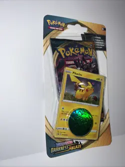 Pokemon Trading Card Game Darkness Ablaze Pikachu SWSH039 Black Star Promo - Image 3