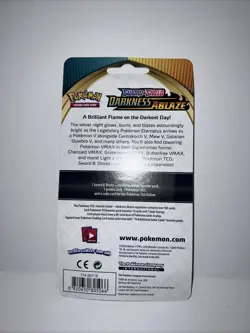 Pokemon Trading Card Game Darkness Ablaze Pikachu SWSH039 Black Star Promo - Image 4