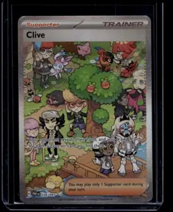 Pokemon TCG Clive 236/091 Paldean Fates Special Illustration Rare NM - Image 1