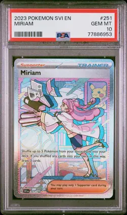 PSA 10 - Scarlet & Violet (SV1) - Miriam - 251/198 - Special Illustration Rare - Image 1