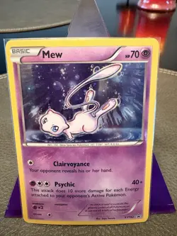 Mew XY192 Holo Ultra Rare Black Star Promo NM-/LP+ Pokemon TCG - Image 1