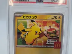 PSA 9 Pikachu 2025 McDonald's Promo 020/M-P Japanese Pokemon Card Mint, FreePost - Image 3