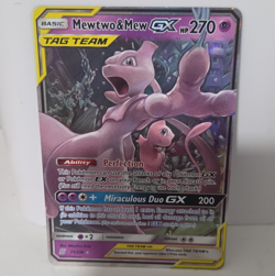 Pokemon Mewtwo & Mew GX 71/236 SM-Unified Minds TAG TEAM Ultra Rare Holo - Image 1