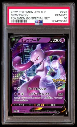 PSA 10 Mewtwo V 273/s-p Pokemon Go Special Set S Promo Pokemon Japanese - Image 1