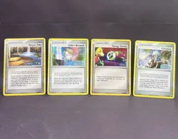 Lot Of 4 Pokemon TCG Vintage Trainer Cards Reverse Holo Stamped HP - Image 1