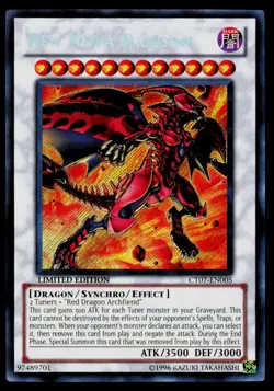 Red Nova Dragon - CT07-EN005 NM Secret Rare 2010 Collectors Tins Yu-Gi-Oh - Image 1