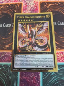 Yu-Gi-Oh! Cyber Dragon Infinity MAGO-EN033 Premium Gold Rare 1st Edition NM - Image 1