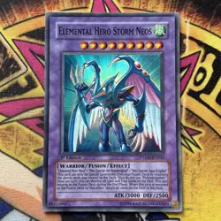 Elemental Hero Storm Neos PTDN-EN043 LP Super Rare 1st Edition Yu-Gi-Oh - Image 1
