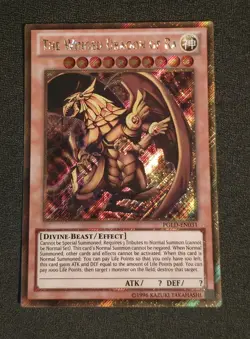 Yu-Gi-Oh! TCG the Winged Dragon of Ra PGLD-EN031 Gold Rare Near Mint - Image 1