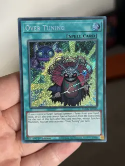 BLGG-EN034 Over Tuning Secret Rare Yu-Gi-Oh! NEW - Image 1