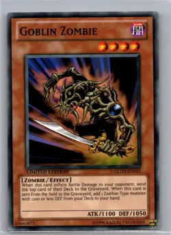Goblin Zombie GLD3-EN013 Common / Short Print Gold Series 3 Yu-Gi-Oh NM - Image 1