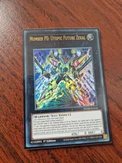 Number F0: Utopic Future Zexal (DUAD-EN042) NM Ultra Rare Yu Gi Oh Card - Image 1