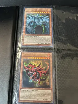 Konami Yu-Gi-Oh! 25th Quarter Century Binder Lot Foil Blue-Eyes, Exodia & More - Image 2