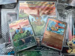 Victini Three card Set Illustration Collection - Image 1