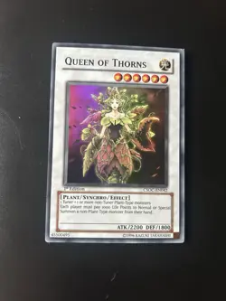 Yu-Gi-Oh Queen of Thorns Card CSOC-EN042 1st Ed Super Rare NM - Image 1