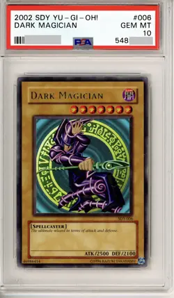 Yu-Gi-Oh! TCG Dark Magician (SDY-006) - PSA 10 - POP: 125 - Image 1