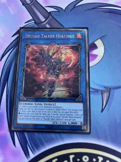 Yu-Gi-Oh! Decode Talker Heatsoul Quarter Century Secret 1st Edition RA01-EN048 - Image 1