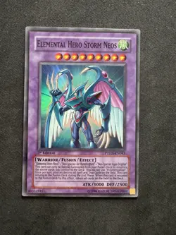 Yu-Gi-Oh Elemental Hero Storm Neos 1st Edition PTDN-EN043 Super Rare - Image 1