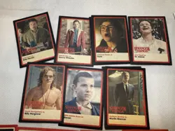 Yu Me Stranger Things Trading Card Lot w/ Art Card, Scratch-Off, cast pictures - Image 3