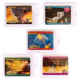 POKEMON - (5) LENTICULAR / FULL MOTION - PROMOTIONAL CARD SET - NUMBERED 1 - 5 - Image 1