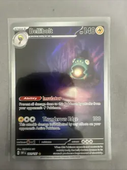Pokemon TCG Bellibolt 201/197 Obsidian Flames SV03 Illustration Rare Near Mint - Image 1