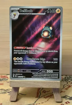 Pokemon TCG Bellibolt Sv03: Obsidian Flames Holo Illustration Rare Card 201/197 - Image 1