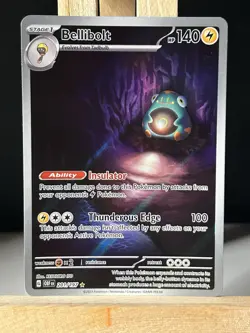 Pokemon TCG Bellibolt Sv03: Obsidian Flames Holo Illustration Rare Card 201/197 - Image 1