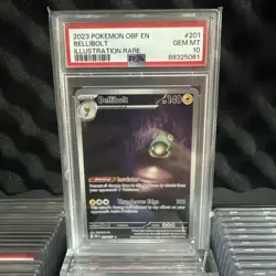 PSA 10 Pokemon TCG Bellibolt Sv03: Obsidian Flames 201/197 Illustration Rare - Image 1