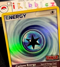 Cyclone Energy 90/108 LP Reverse Holo EX Power Keepers Stamped Pokemon Card! - Image 1