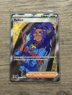 Raifort Holo Prismatic Evolutions Pokemon TCG Card Ultra Rare 142/131 - Image 1
