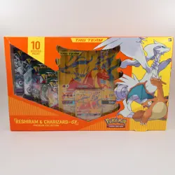 Pokemon TCG Tag Team Reshiram and Charizard GX Premium Collection Box NEW SEALED - Image 1