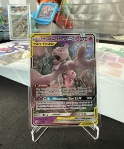 The Pokemon Company Pokemon TCG Mewtwo & Mew GX TAG TEAM Holo 71/236 Eng 2019 - Image 1