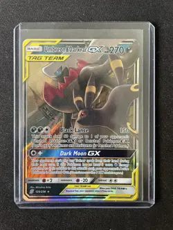 Pokemon TCG Umbreon & Darkrai GX TAG TEAM Unified Minds 125/236 Holo UR 2019 ENG - Image 1