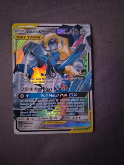 Pokemon TCG Lucario & Melmetal GX Tag Team GX All Stars Ultra Rare Mint - Image 1