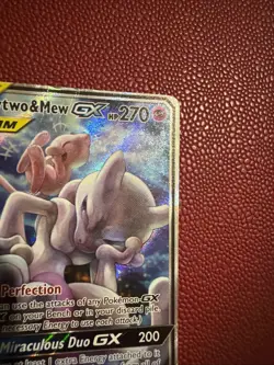 Pokemon TCG Mewtwo and Mew GX Tag Team SM191 Moderately Played - Image 4